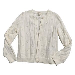 Crewcuts by J.Crew girls white Sweater XS (4-5)